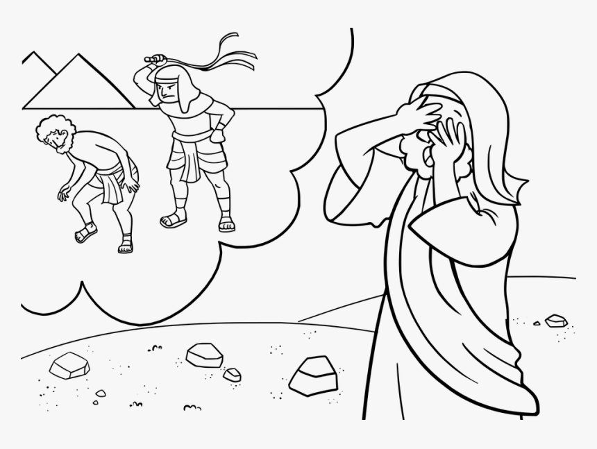 Bible, Old Testament, Moses, Slaves, Egypt, Old - Slaves In Egypt Cartoons, HD Png Download