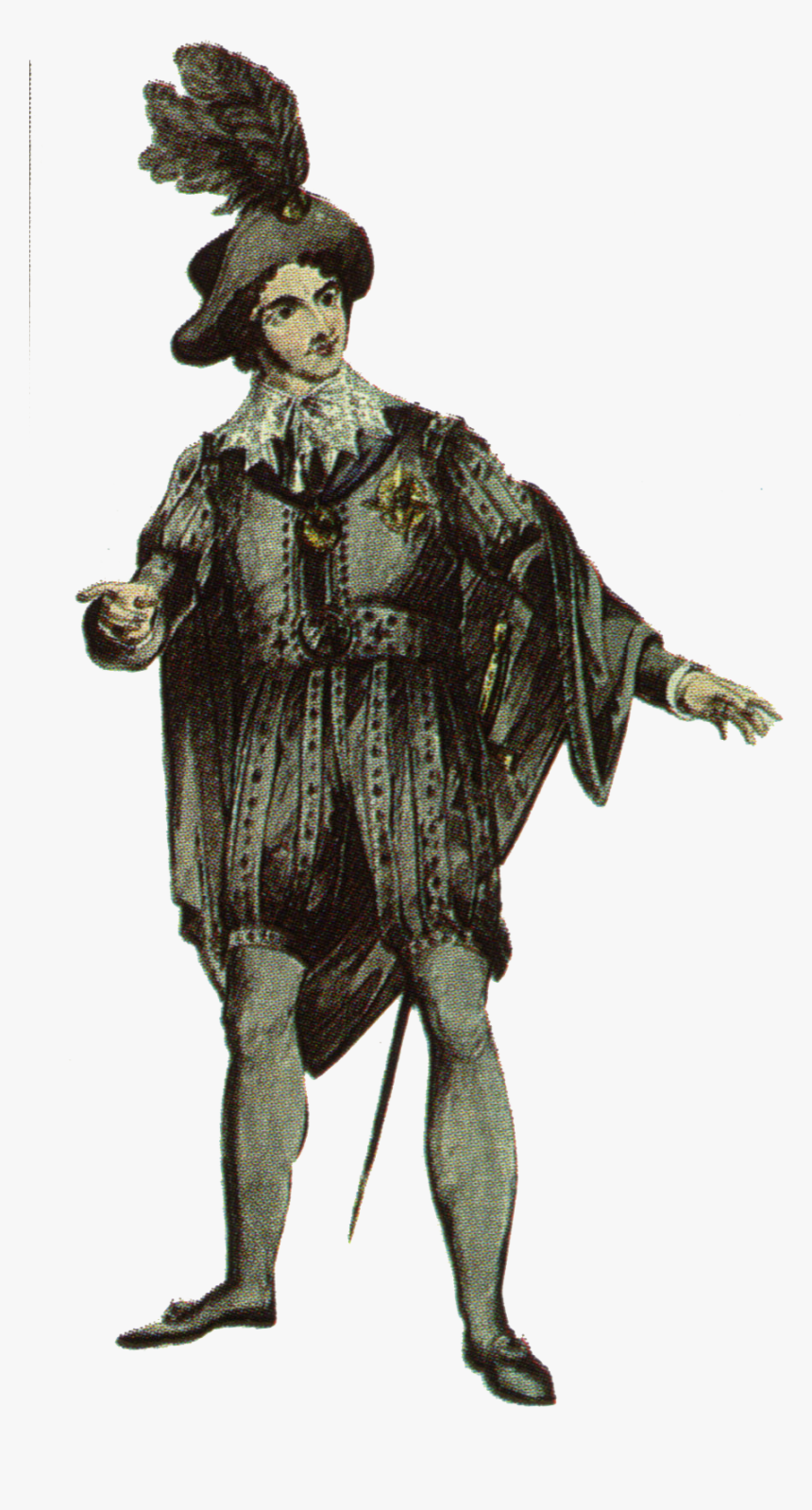 Edmund Kean Hamlet C1814 - Hamlet Png, Transparent Png