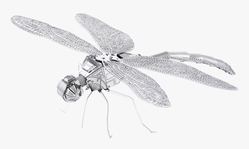 Metal Earth - Dragonfly - 3d Metal Model Dragonfly, HD Png Download