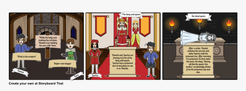 Dagger Clipart Hamlet - Cartoon, HD Png Download