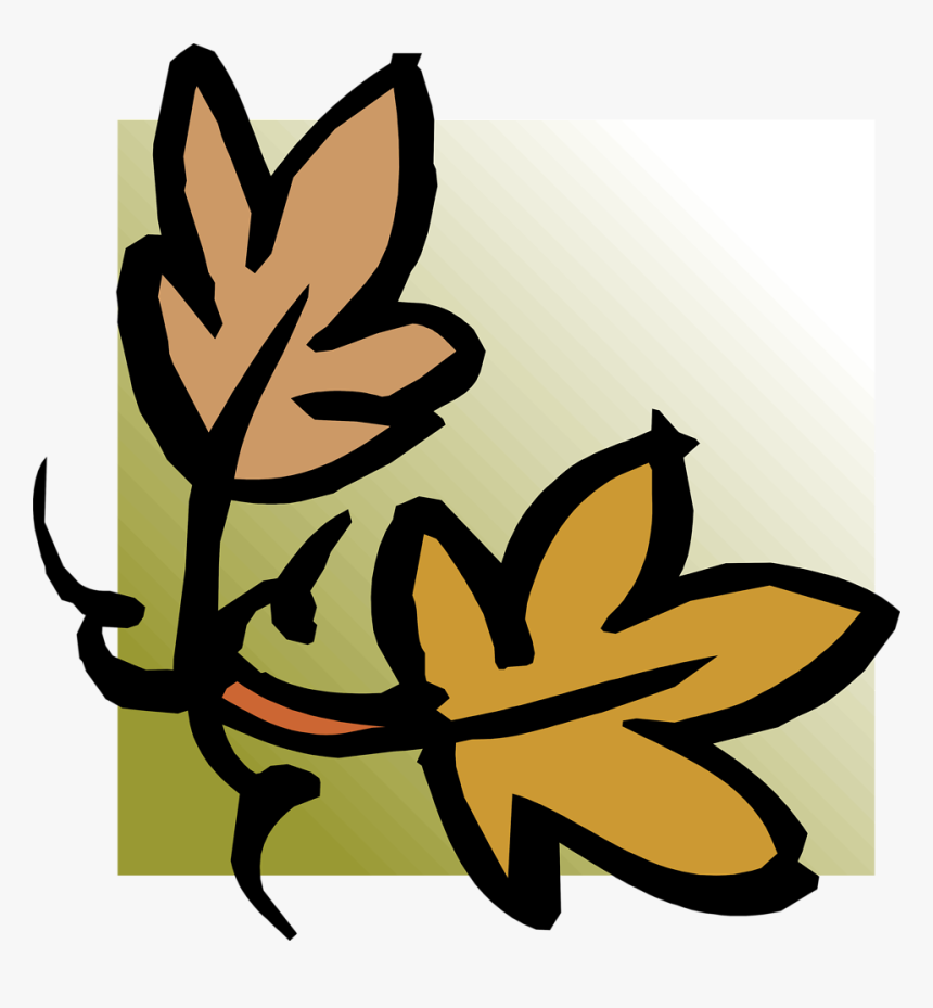 Fall Leaves Corner Clip Art Clipart Free - Clip Art, HD Png Download