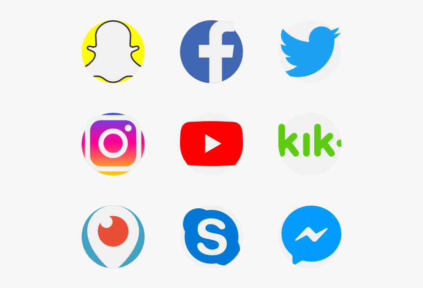 Social Media In Logo, HD Png Download