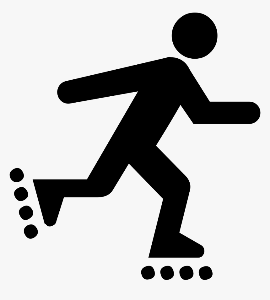 Roller Skater - Rollerblading Clipart, HD Png Download