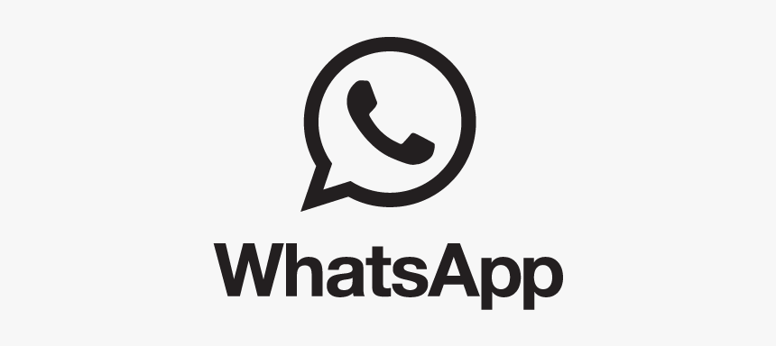Logo Whatsapp - Whatsapp Logo Schwarz Weiß, HD Png Download