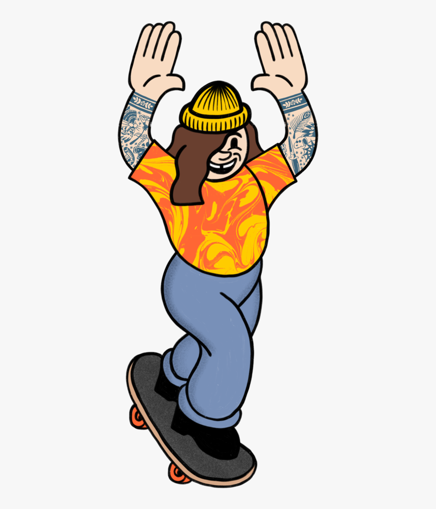 Skater - Skateboarding, HD Png Download