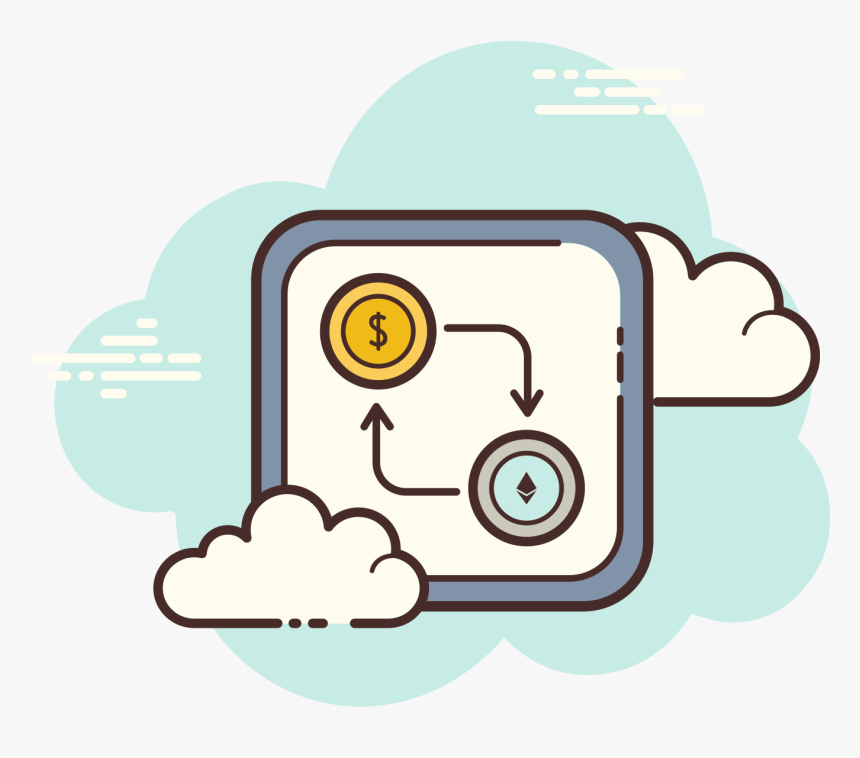 Troca Dinheiro Ethereum Icon - Cloud Icon Png, Transparent Png