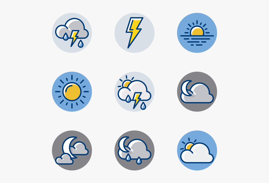 Weather - Png For Rainfall Icon, Transparent Png