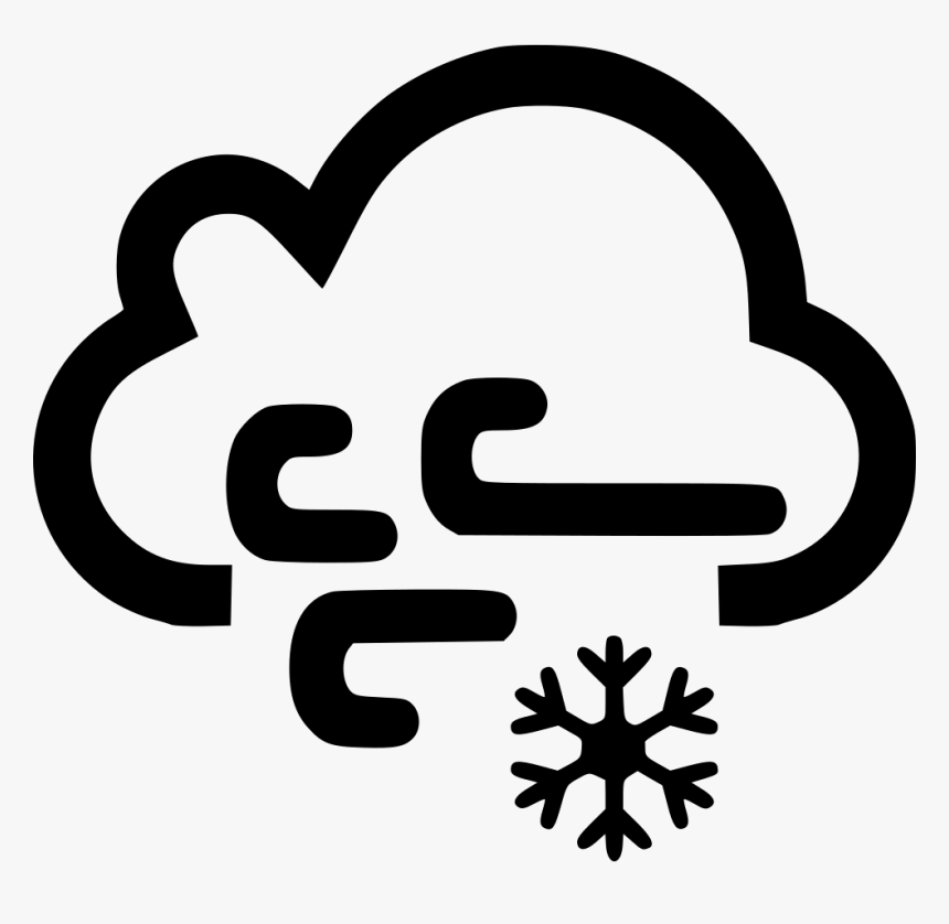 Transparent Cloud Wind Clipart - Cloud Thunder Icon Png, Png Download