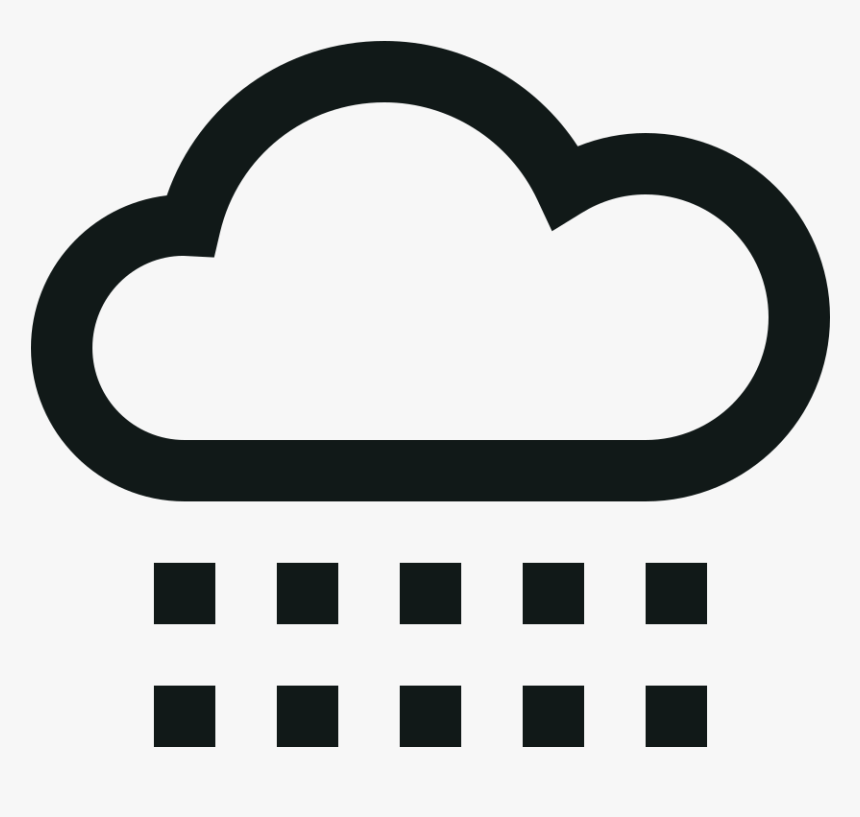 Black And White Thunderstorm Clipart, HD Png Download