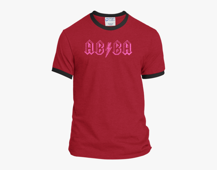Abba Lightning Bolt Men S Ringer Tee - Active Shirt, HD Png Download