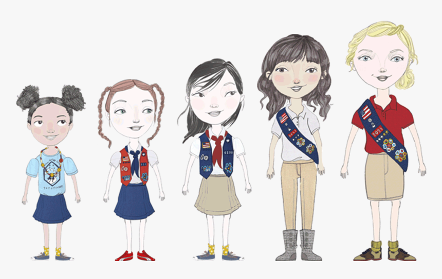 American Heritage Girl Png - American Heritage Girls Paper Dolls, Transparent Png