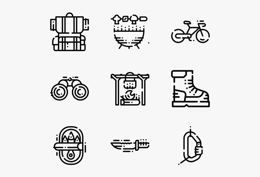 Camping - Free Stock Icons, HD Png Download