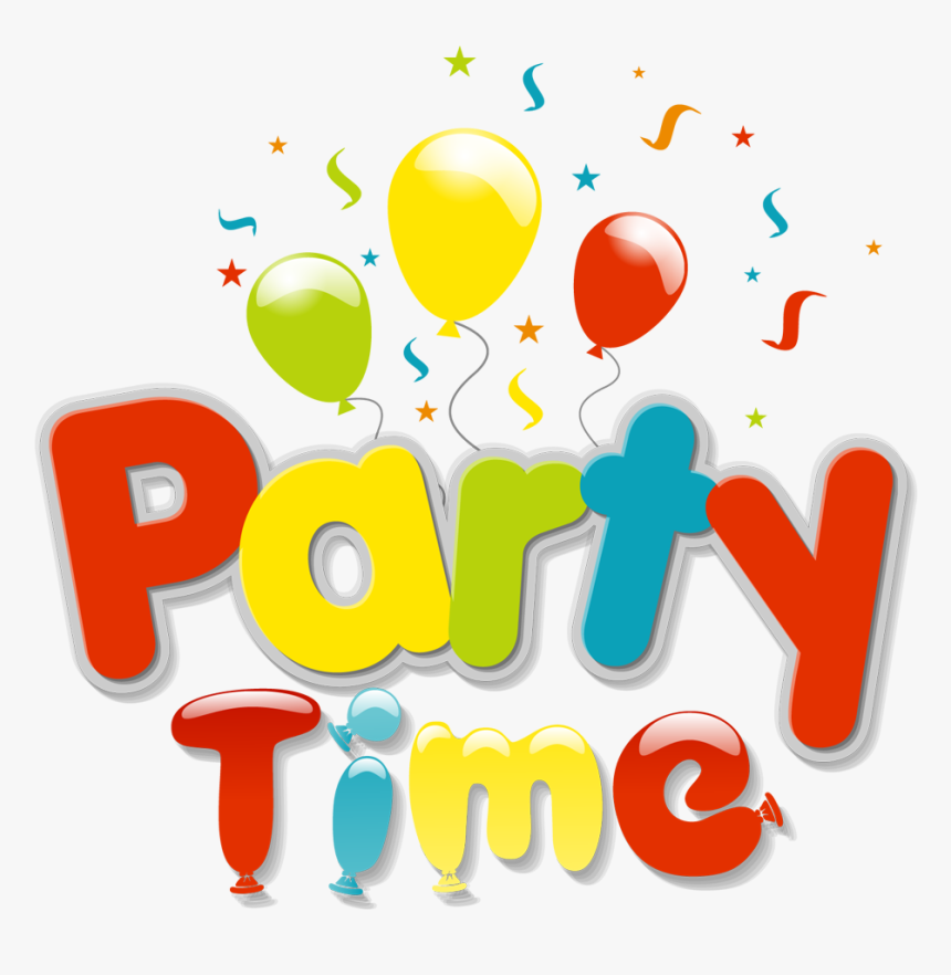 Birthday Party Text Png, Transparent Png