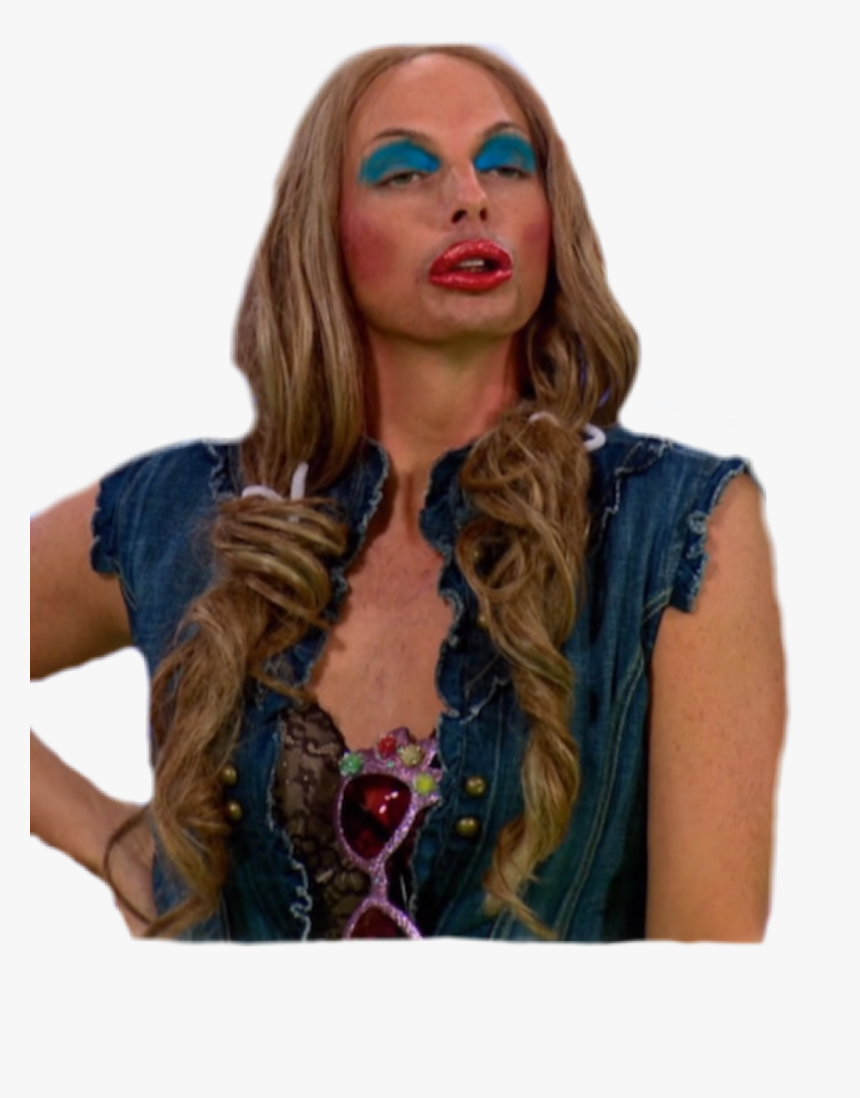 #drag #queen #dragqueen #dressup #makeup #hair #ugly - Makeup Running In Rain, HD Png Download