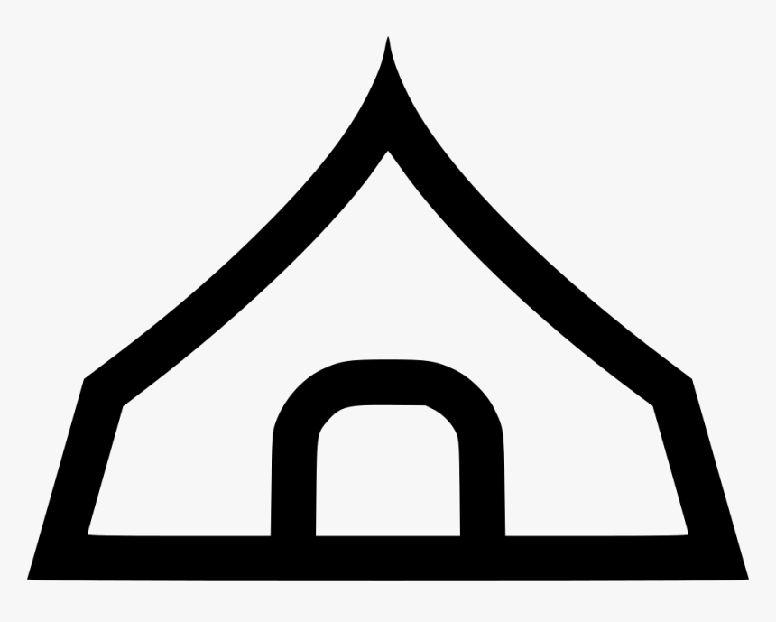 Tent Camping House Outdoor Outside, HD Png Download