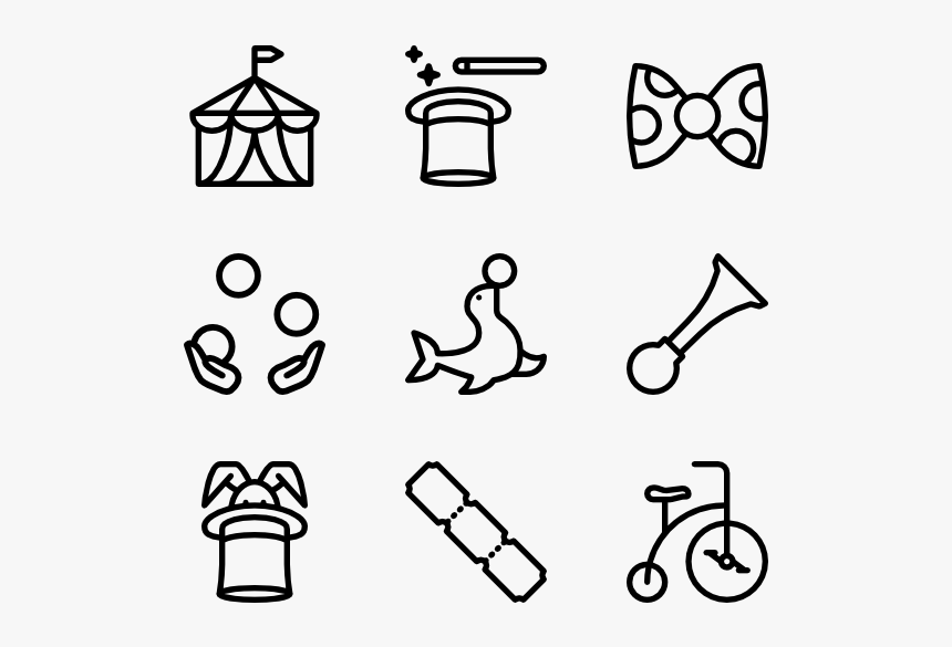 Circus - Tech Icon Vector, HD Png Download