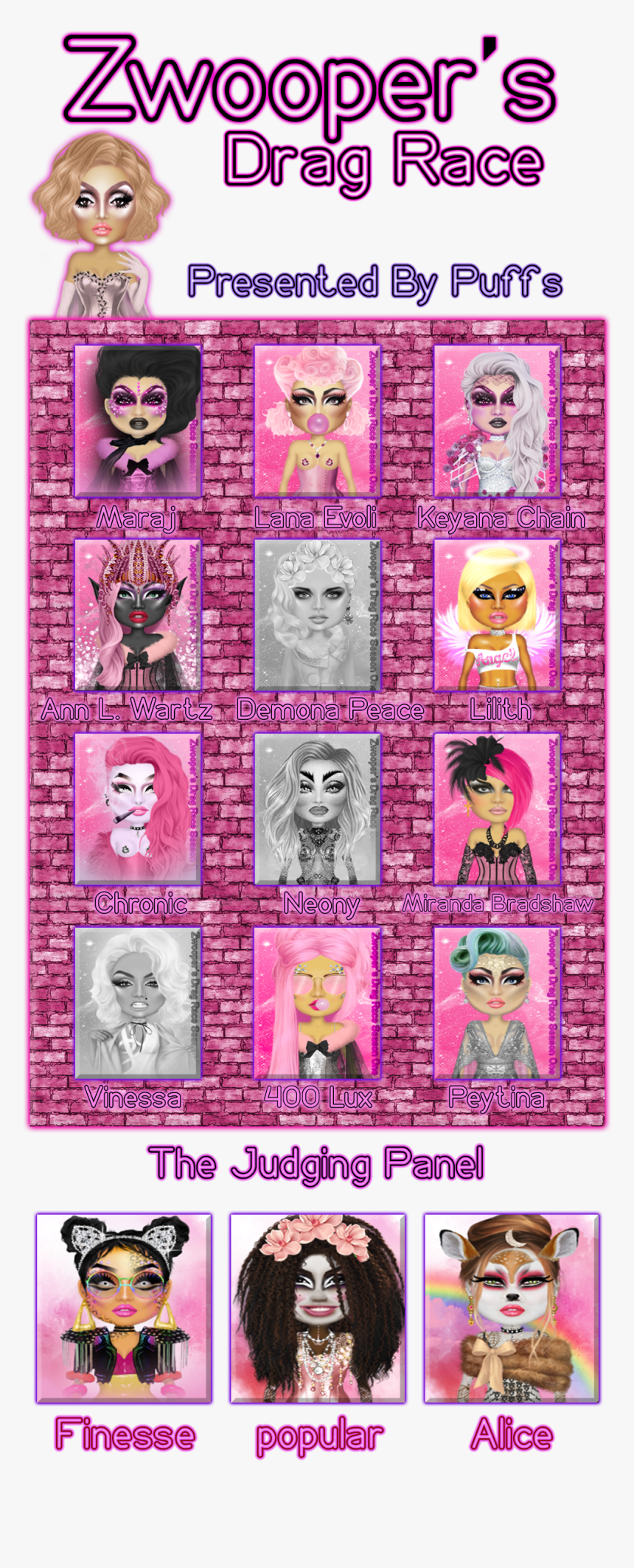 Transparent Drag Queen Png - Collage, Png Download