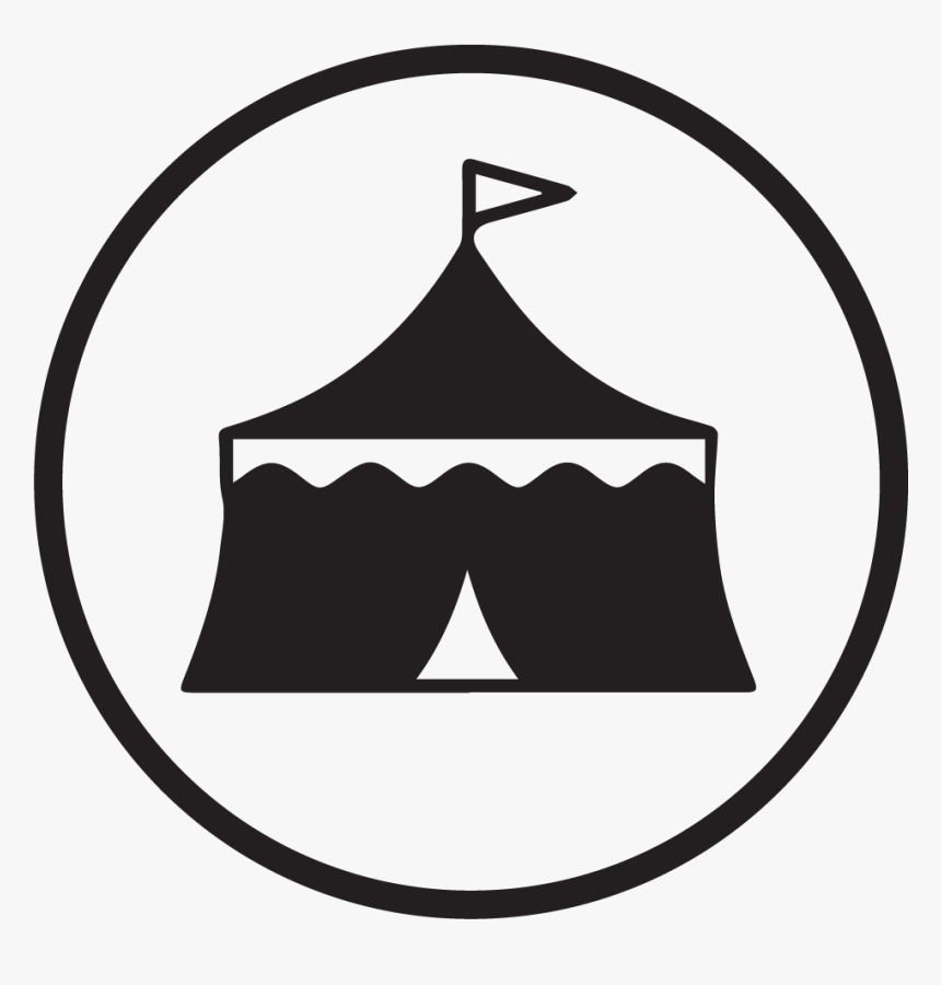 Transparent Tent Icon Png - Clip Art, Png Download