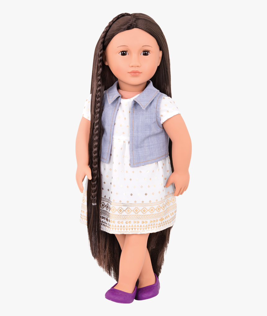 Dolls Pair Of Metallic Gold Dress Shoes For 18 Inch - Girl, HD Png Download