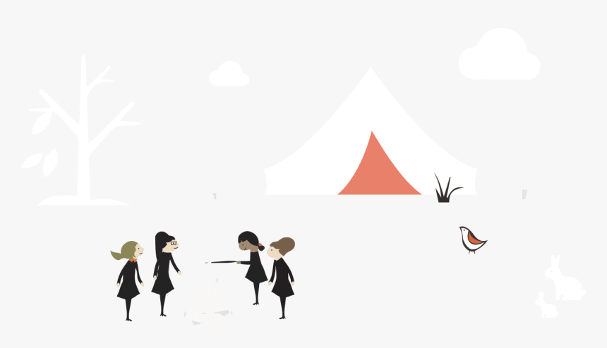 Glamping Icon - Illustration, HD Png Download