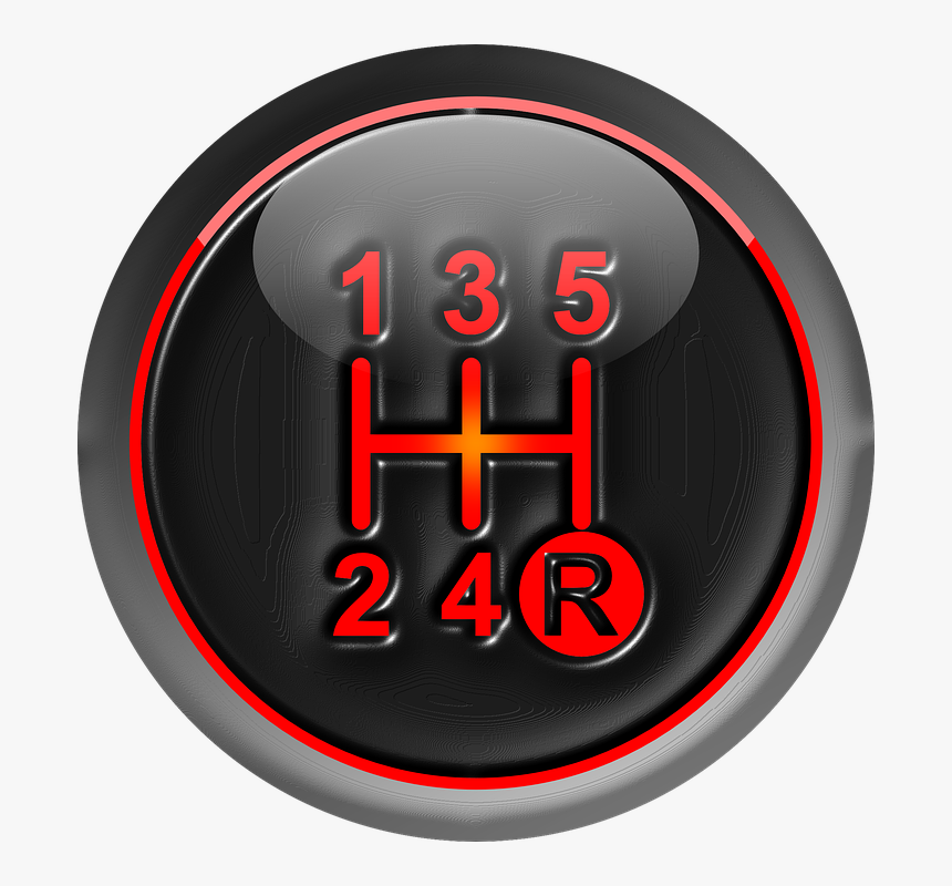 Lever, Gearshift, Gear, Change, Manual, Automobile - Comment Tenir Le Volant, HD Png Download