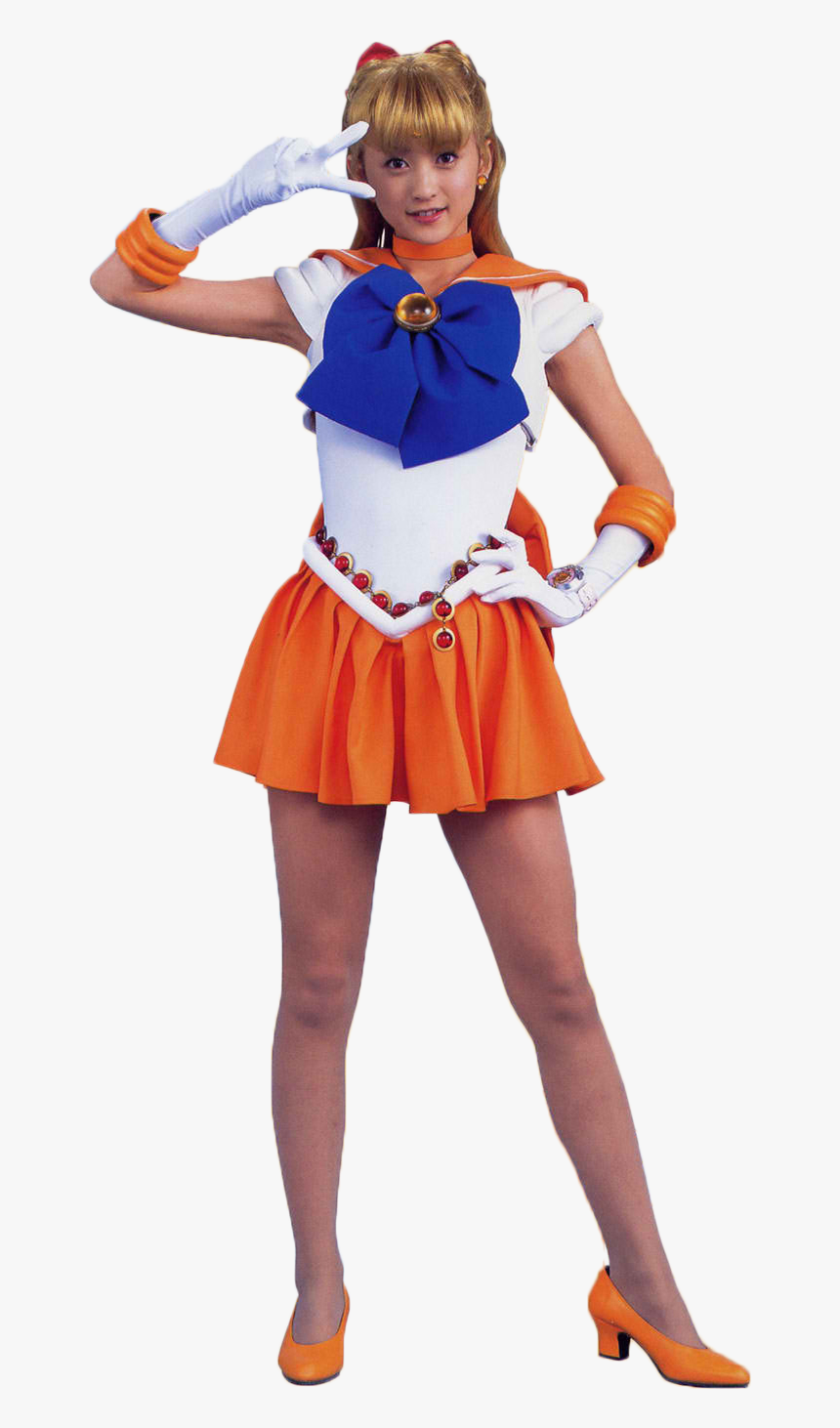 Transparent Sailor Venus Png - Sailor V Pretty Guardian Sailor Moon, Png Download