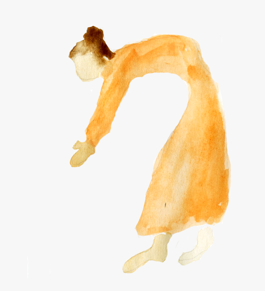 My Process Included Sketching The Illustration Out - Watercolor Paint, HD Png Download