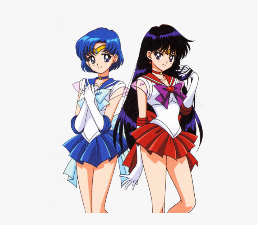 Sailor Mars And Sailor Mercury, HD Png Download