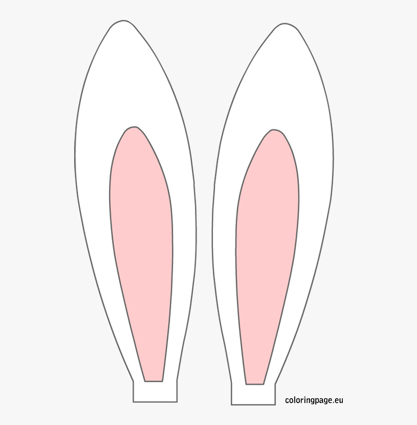 Ear Bunny Clipart Clipartfest Transparent Png - Molde De Orelhas De Coelho, Png Download