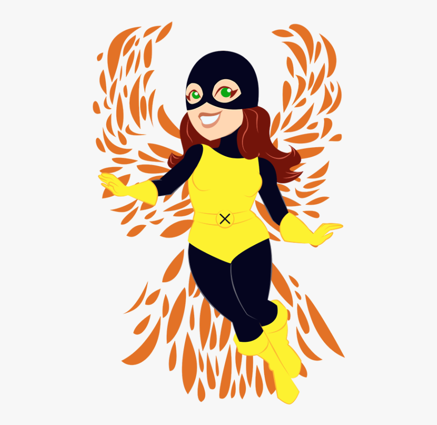 Transparent Jean Grey Png - Illustration, Png Download