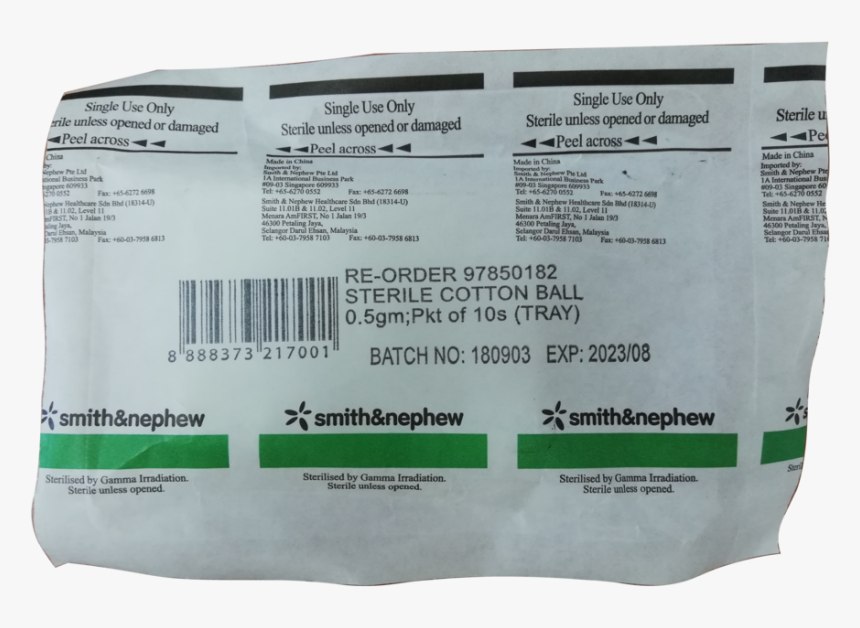 Smith And Nephew Packaging, HD Png Download