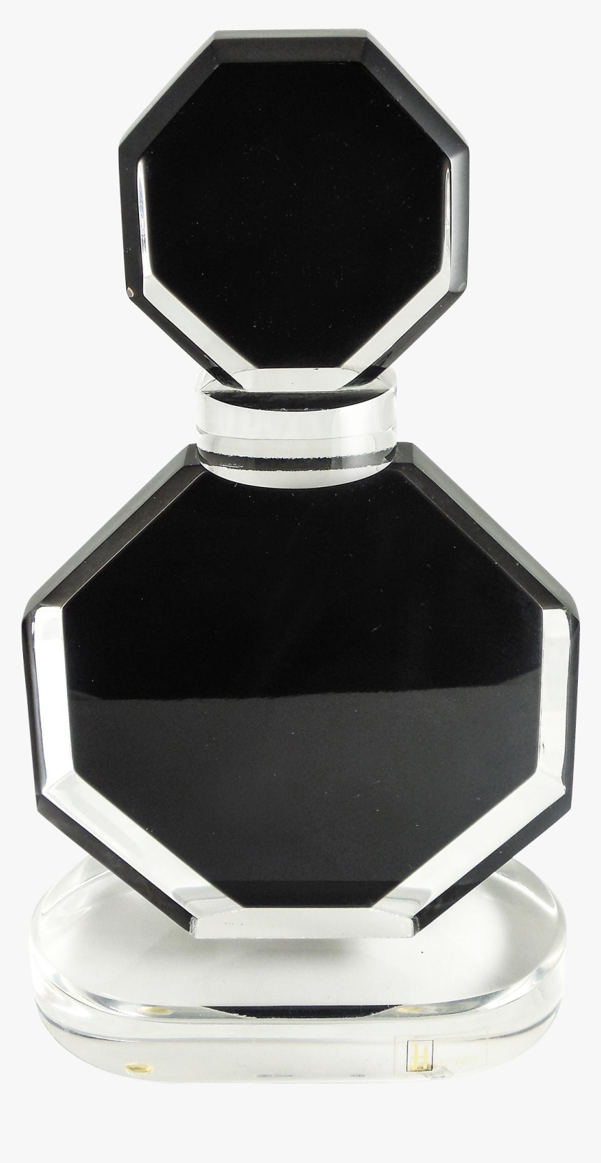 Black Perfume Bottle Transparent, HD Png Download