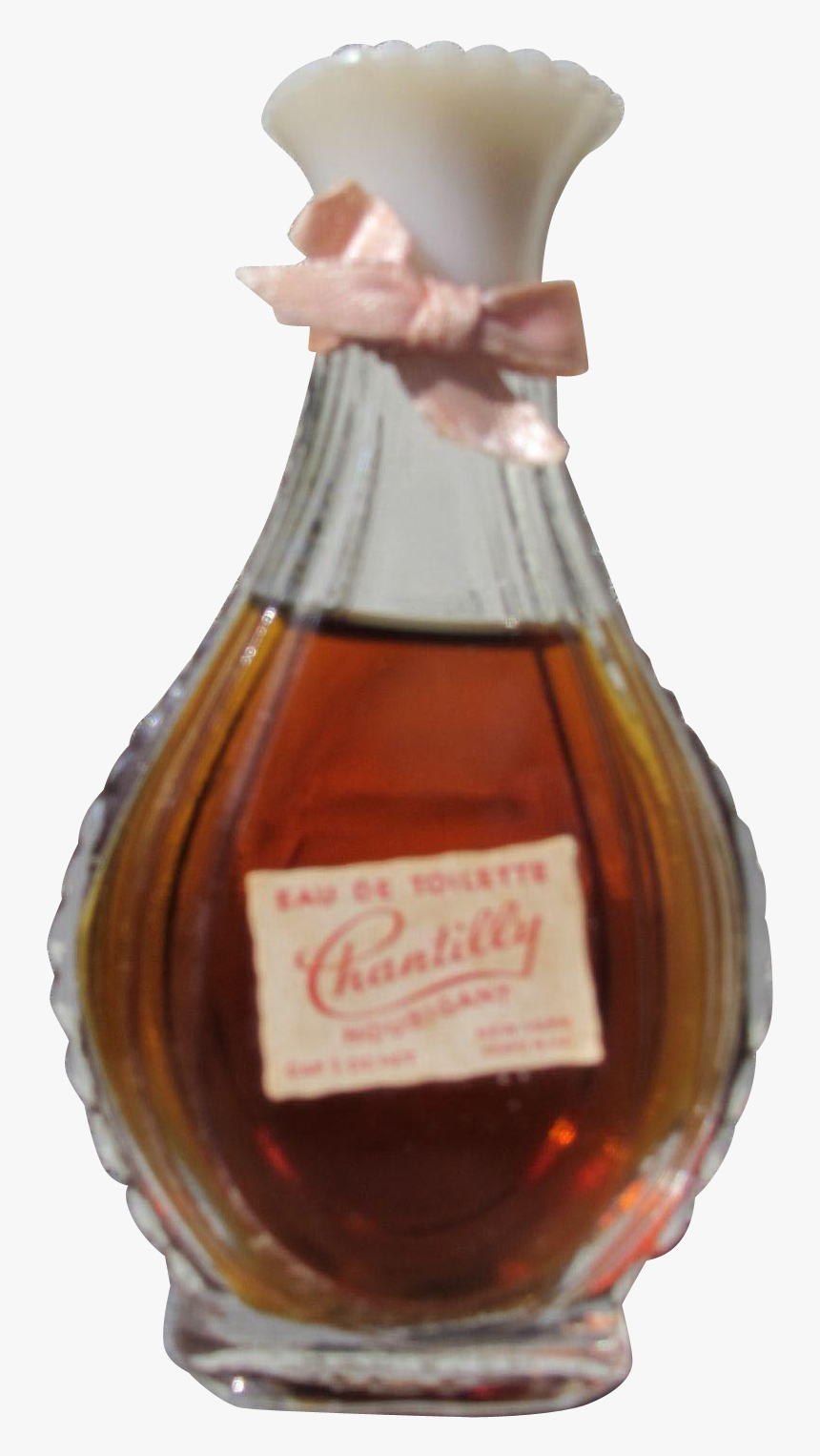 Vintage Perfume Bottle From 1940 S By Houbigant - Glass Bottle, HD Png Download