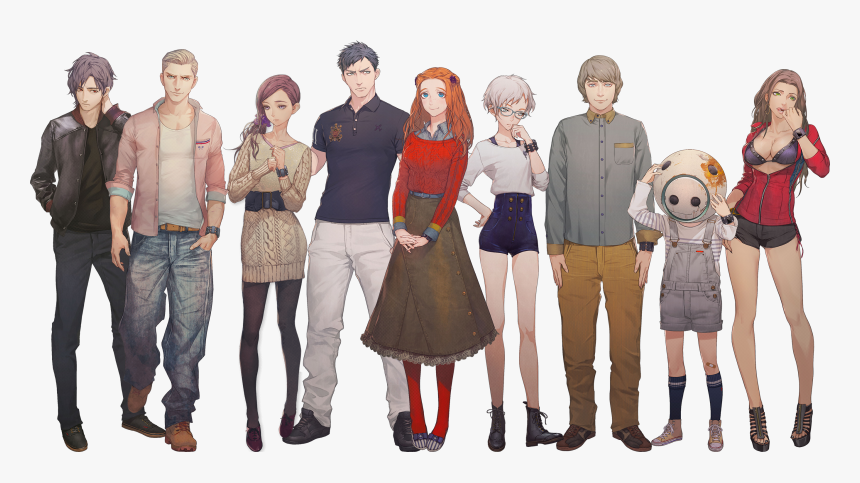Zero Escape Zero Time Dilemma Characters, HD Png Download