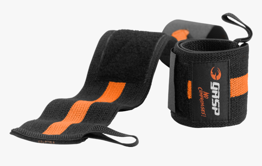 A Product Photo Of Gasp 1rm Wrist Wraps, Black/flame - Gasp 1rm Wrist Wraps, HD Png Download