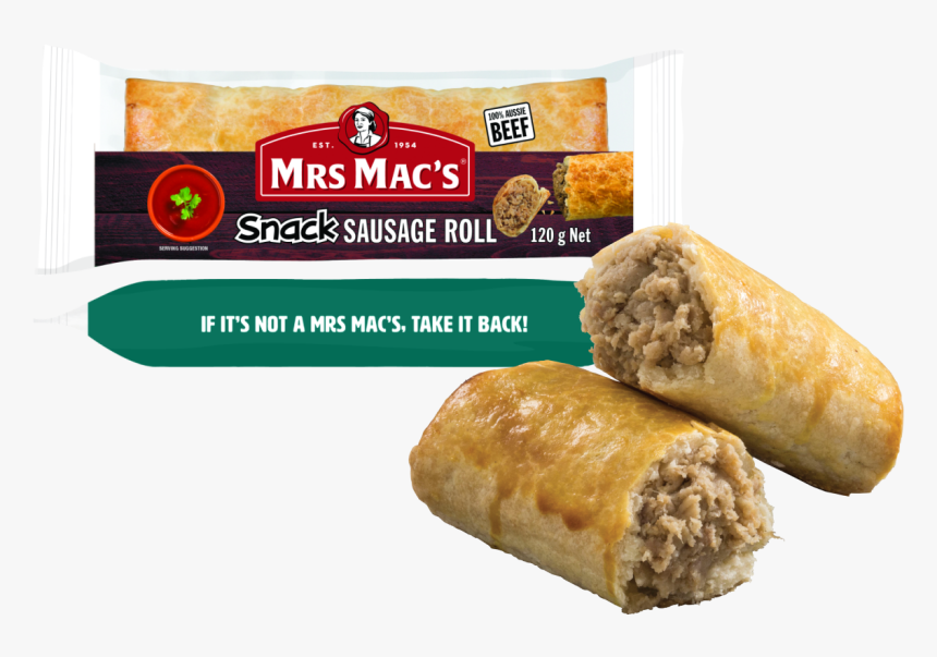 Mrs Mac Sausage Roll - Mrs Macs Sausage Roll, HD Png Download