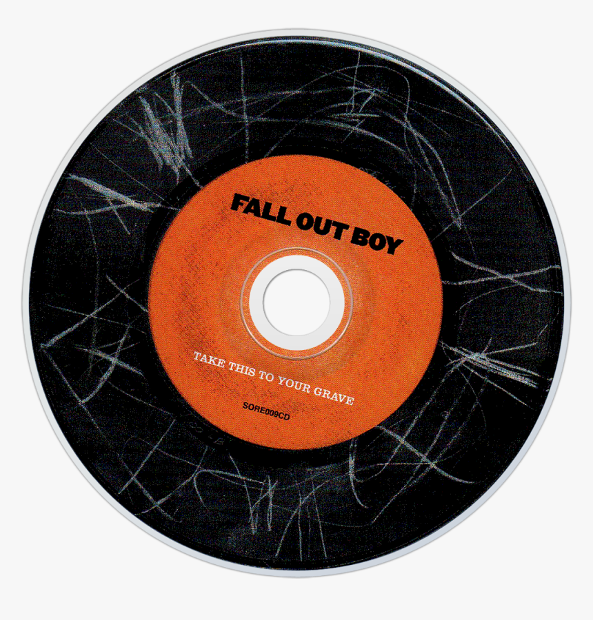 Fall Out Boy Take This To Your Grave Cd Disc Image - Fall Out Boy Take This To Your Grave Cd, HD Png Download