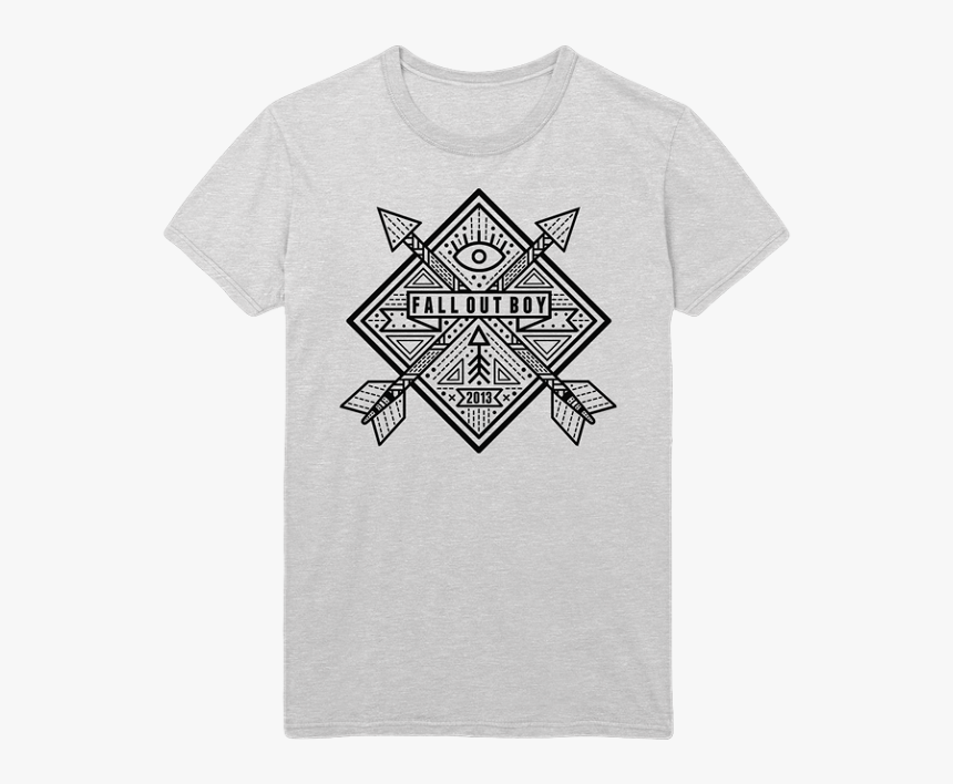 White Fall Out Boy Shirt, HD Png Download