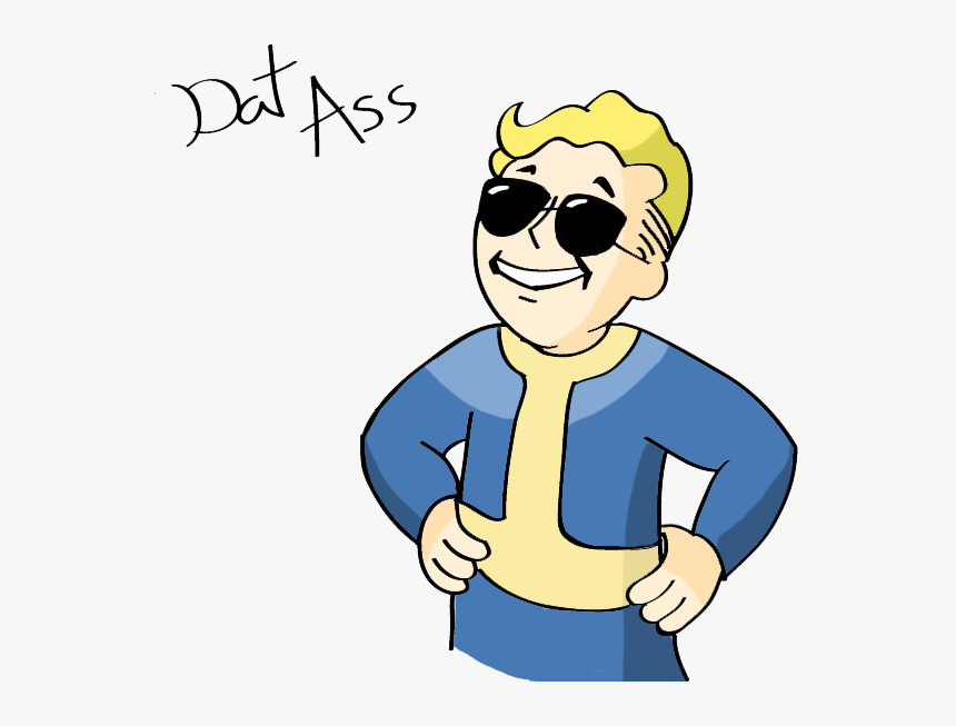 Fallout 4 Boy Png - Fallout Vault Boy Dat, Transparent Png