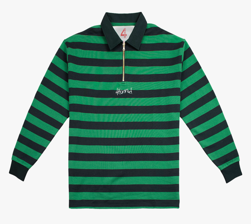 4hunnid Striped Shirt Red, HD Png Download