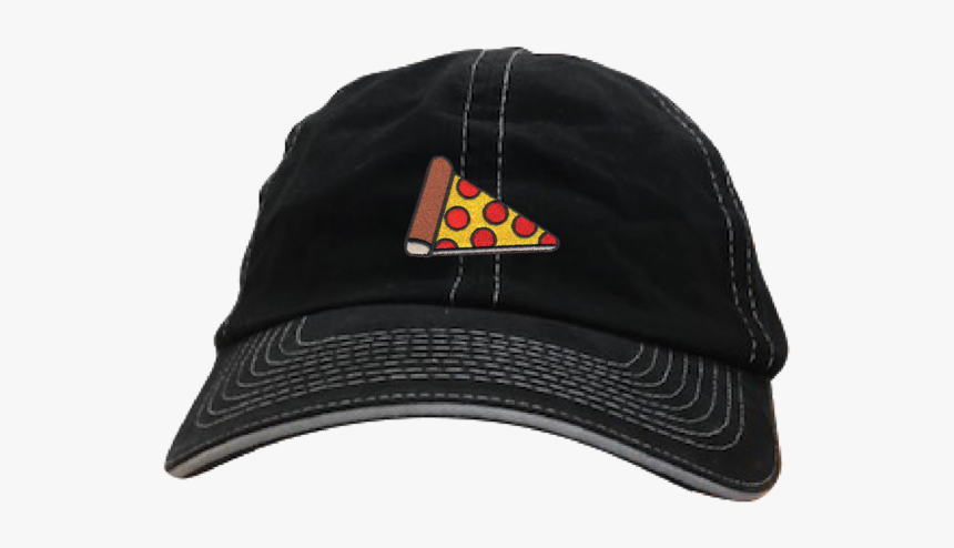 Pizza City Usa Black Hat With Pizza Emoji - Pizza Hat Png, Transparent Png