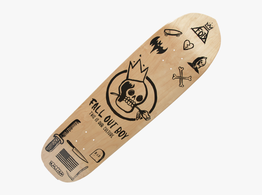 Blonde Skate Deck - Fall Out Boy, HD Png Download