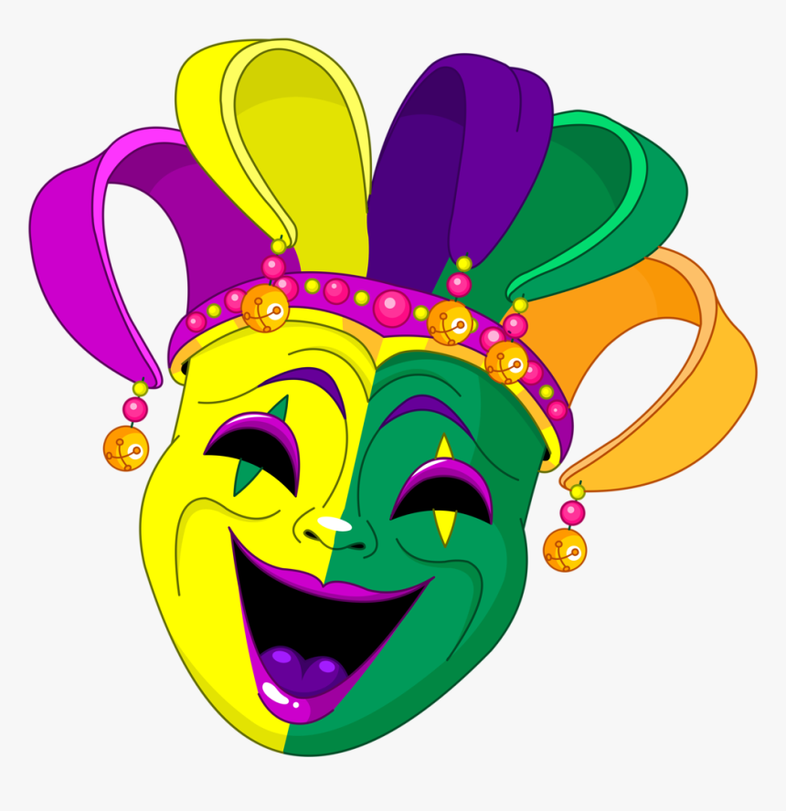 Banner Black And White Download Png Silhouettes And - Clip Art Mardi Gras, Transparent Png