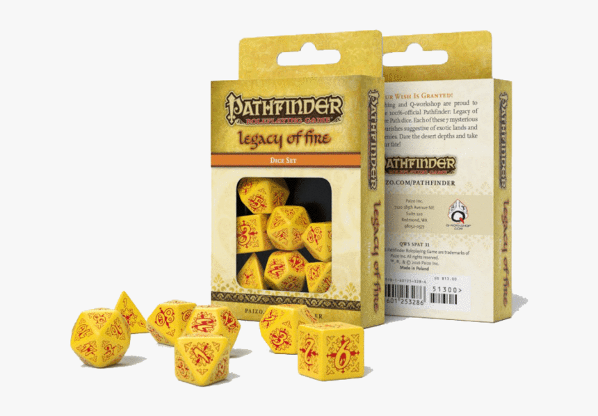 Dice 7 Set Pathfinder Legacy Of Fire 

 
 Data Rimg - Pathfinder Mummy's Mask Dice, HD Png Download