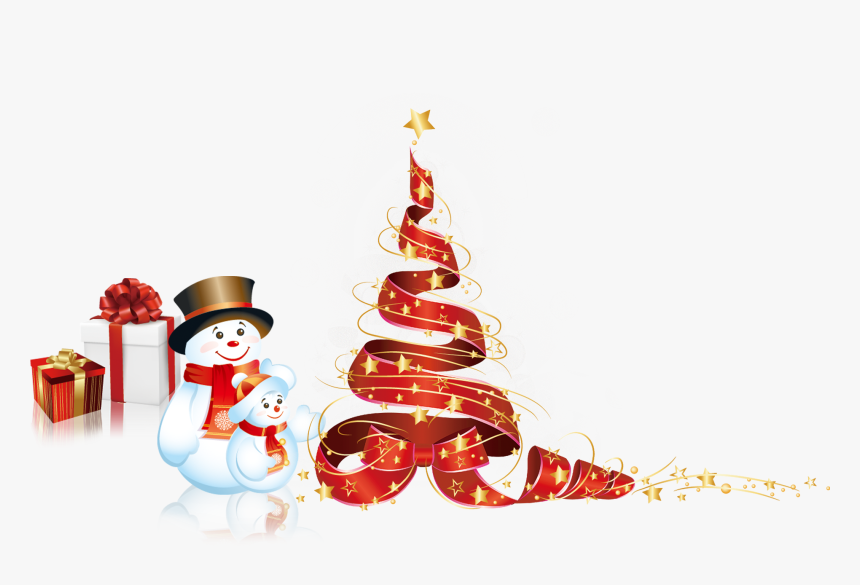 Christmas Tree Ribbon Icon - Ribbon Transparent Christmas Tree, HD Png Download