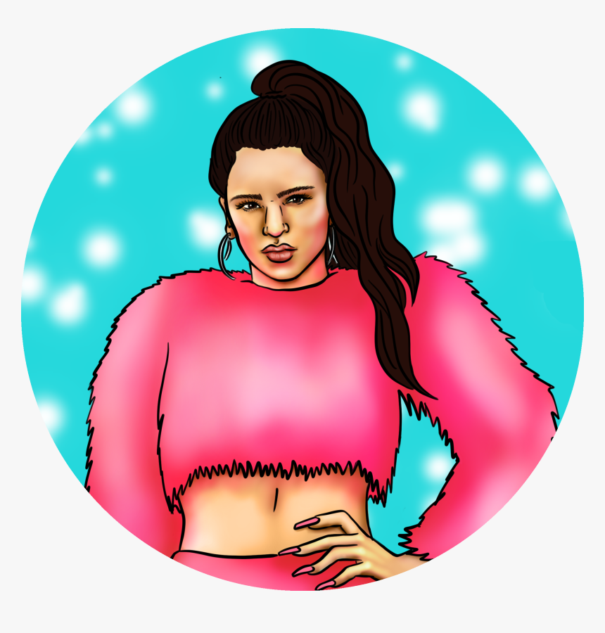 Transparent Ariana Grande Png Full Body - Rosalia Illustration Png, Png Download