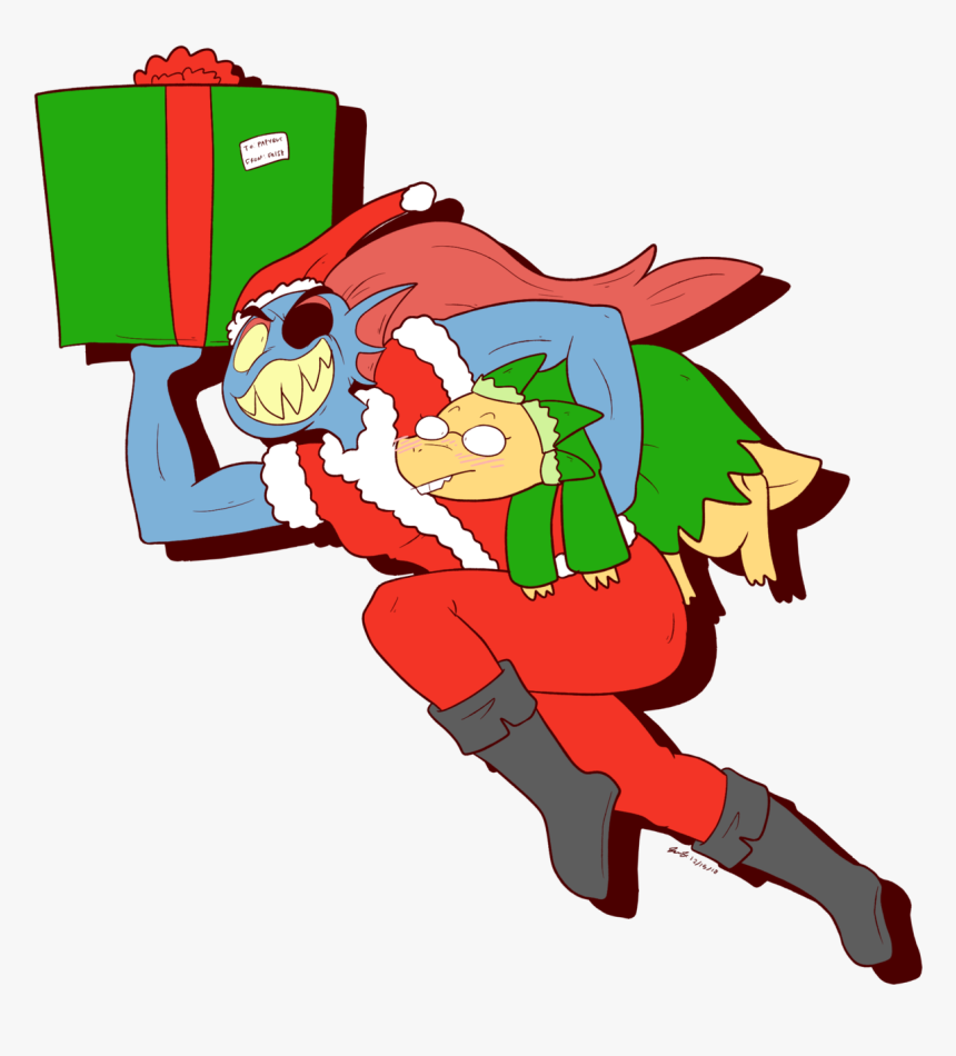 Lastly, Gift Art For @dantelmeansbsns
she Loves Undertale - Cartoon, HD Png Download