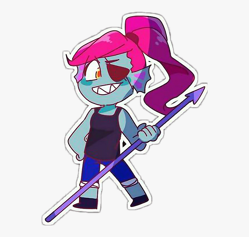 #undertale #undyne - Undertale Stickers, HD Png Download