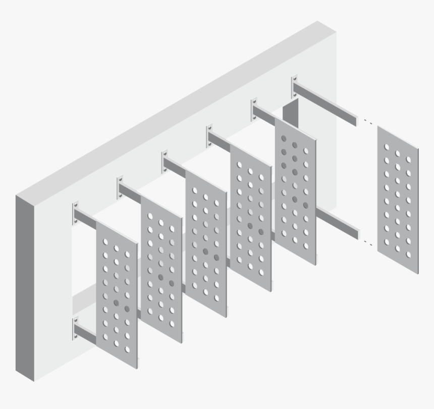 Machine Punched Perforated Panel - Aluminium Perforated Panel Detail, HD Png Download