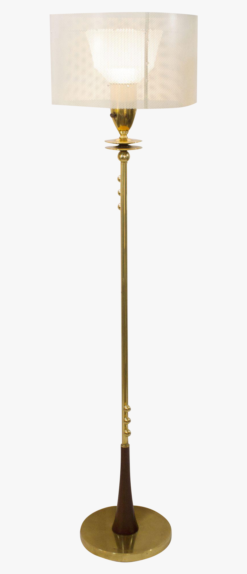 M#century Modern-modernism - Floor Lamp With Perforated Lamp Shade, HD Png Download